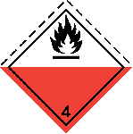 Nalepka nr 4.2 - sztuka - Samozapalny